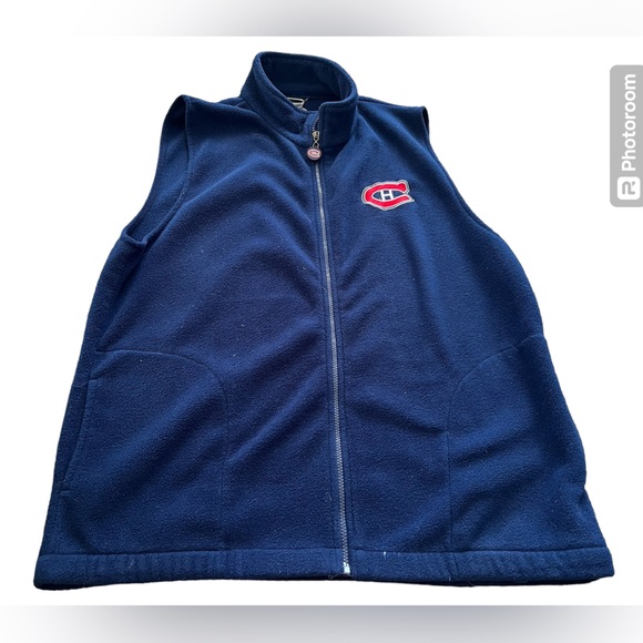 NHL Other - Vintage Montreal canadiens 100% polyester fleece vest
